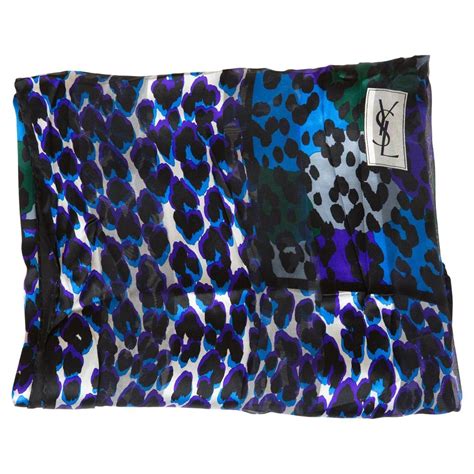 ysl leopard scarf replica|Yves Saint Laurent Leopard Scarf .